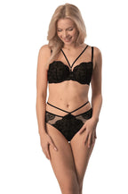 Reggiseno push-up con coppe in pizzo - rosalia