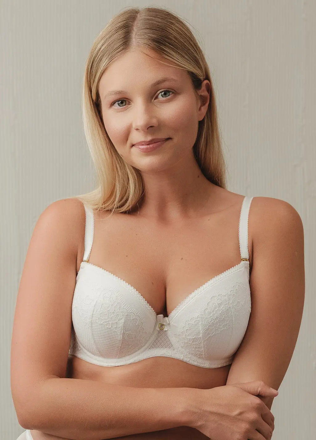 Reggiseno push up con ferretto - dalia - ecru