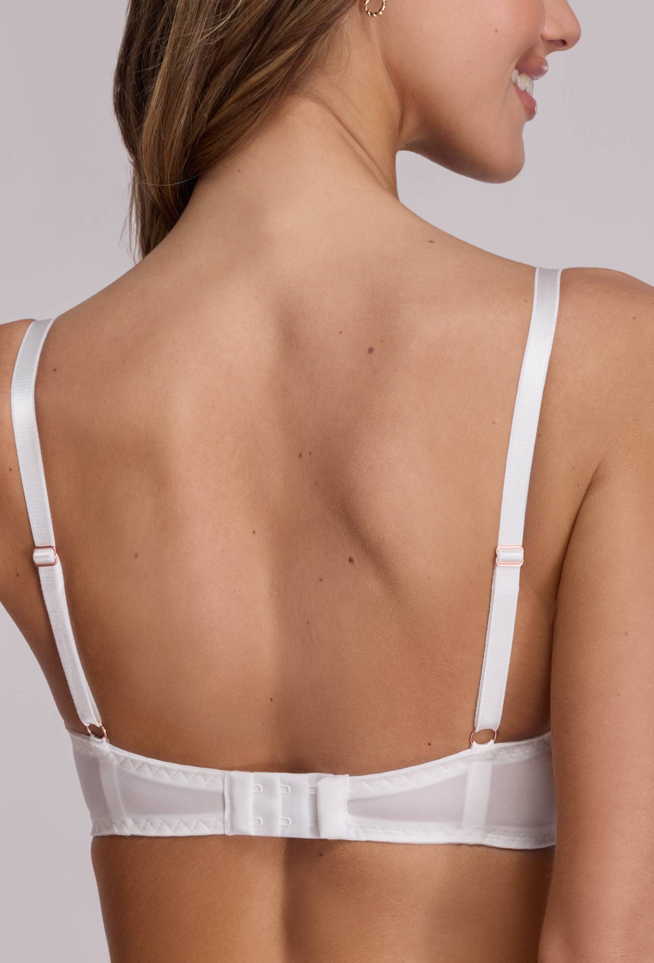 Reggiseno push up in pizzo yasmin ecru 2104