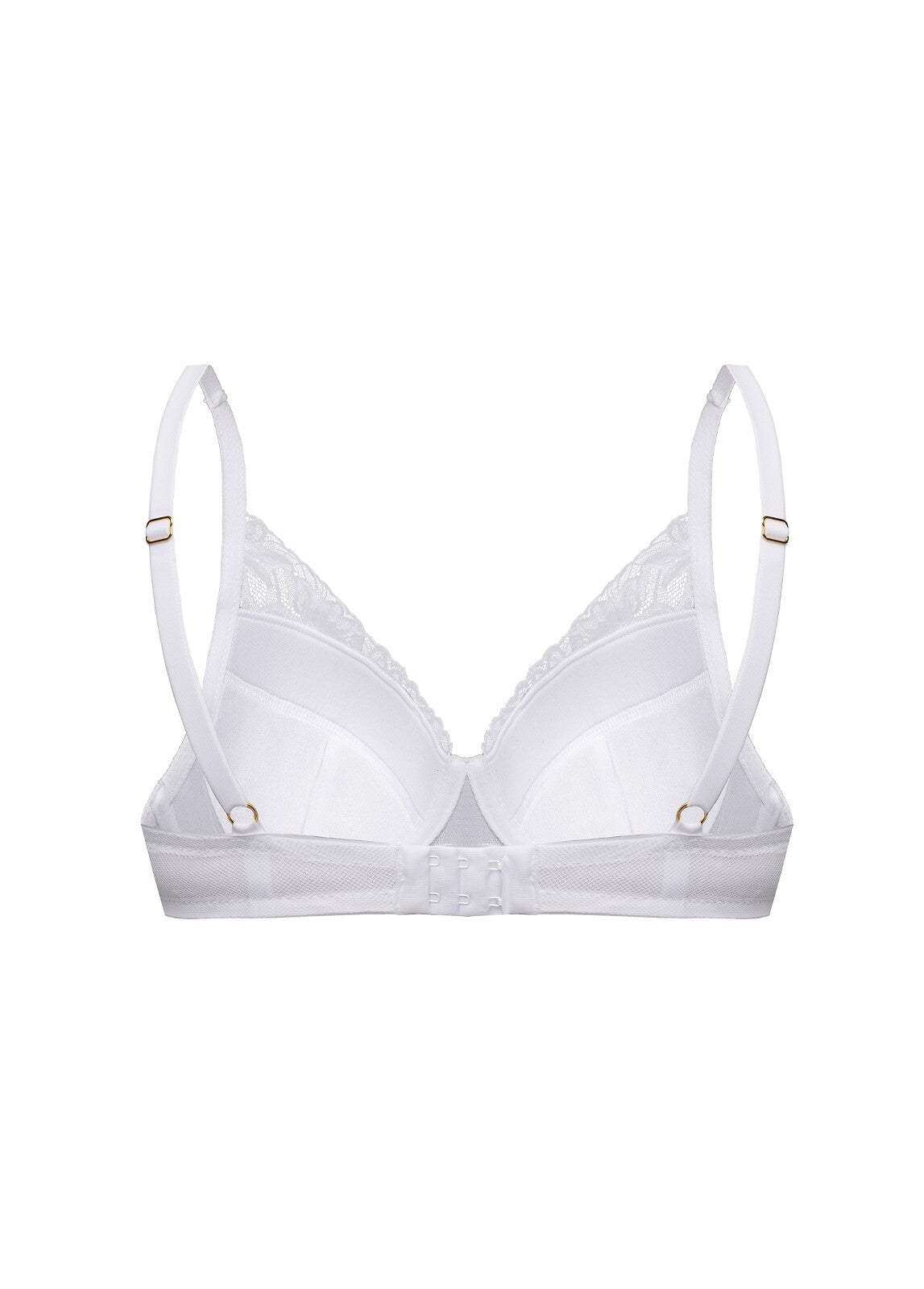 Reggiseno push-up in pizzo - laura - bianco