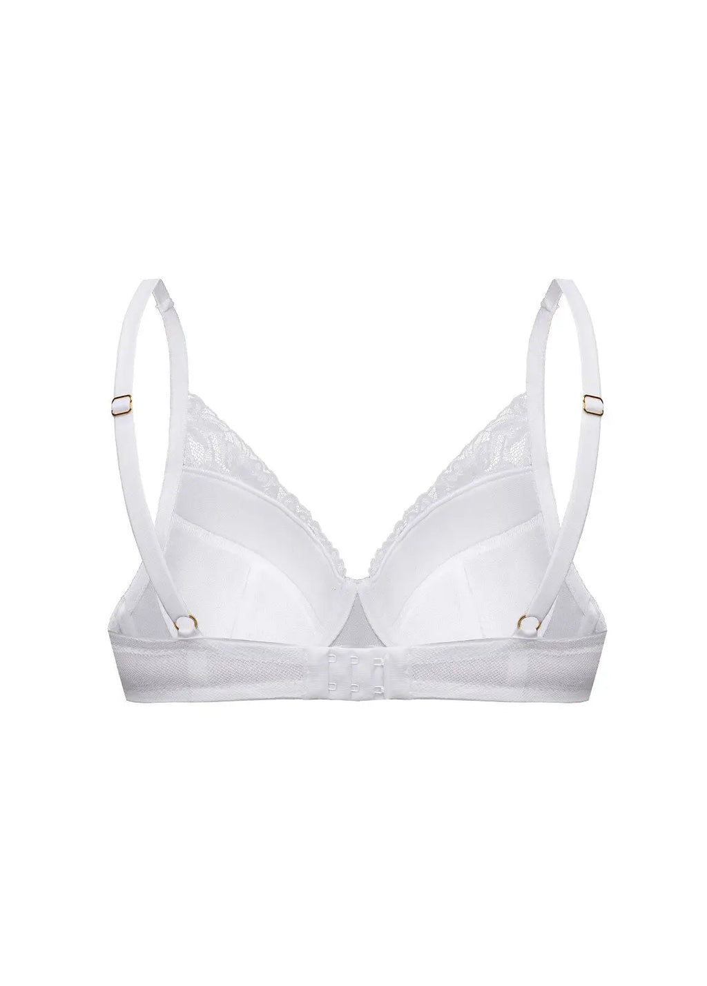 Reggiseno push-up in pizzo - laura - bianco