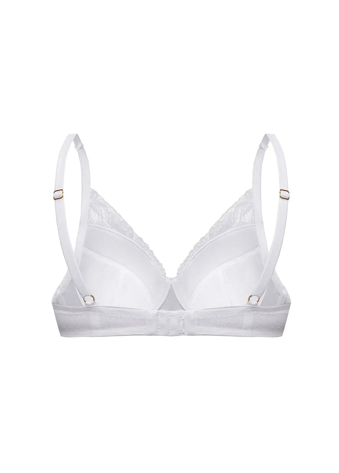 Reggiseno push-up in pizzo - laura - bianco