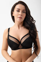 (lori) reggiseno semi-imbottito jacquard con ferretto