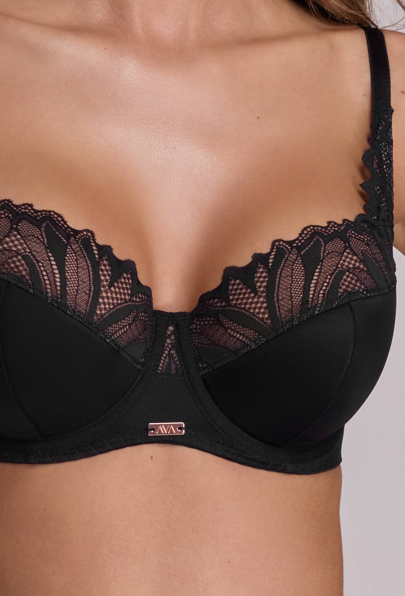 Reggiseno semi soft con ferretto yasmin nero 2105