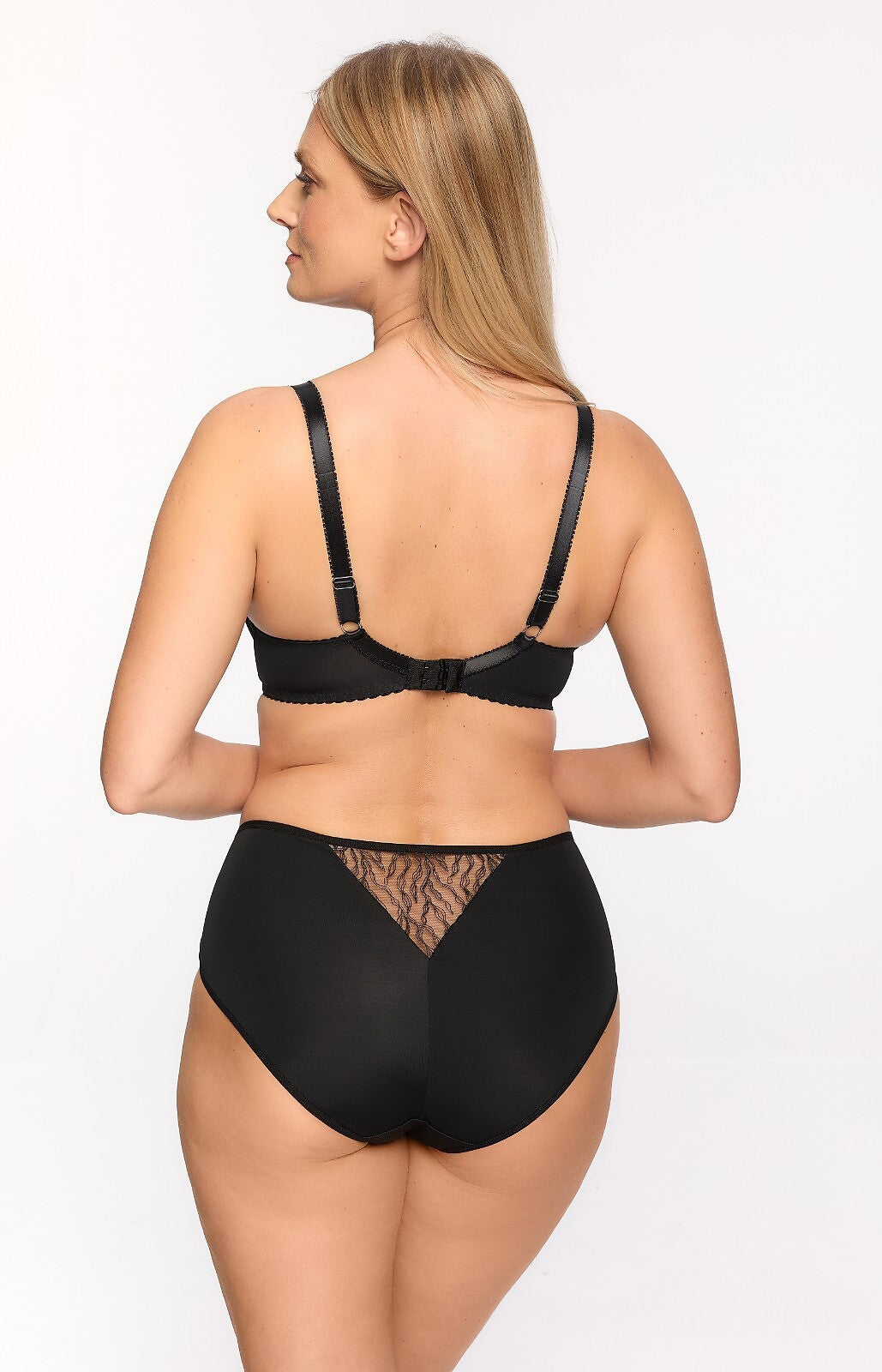 Reggiseno semi soft con ferretto - sabina - nero