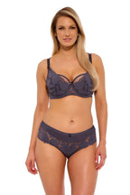 Reggiseno semi-soft con ferretto - venere - prugna