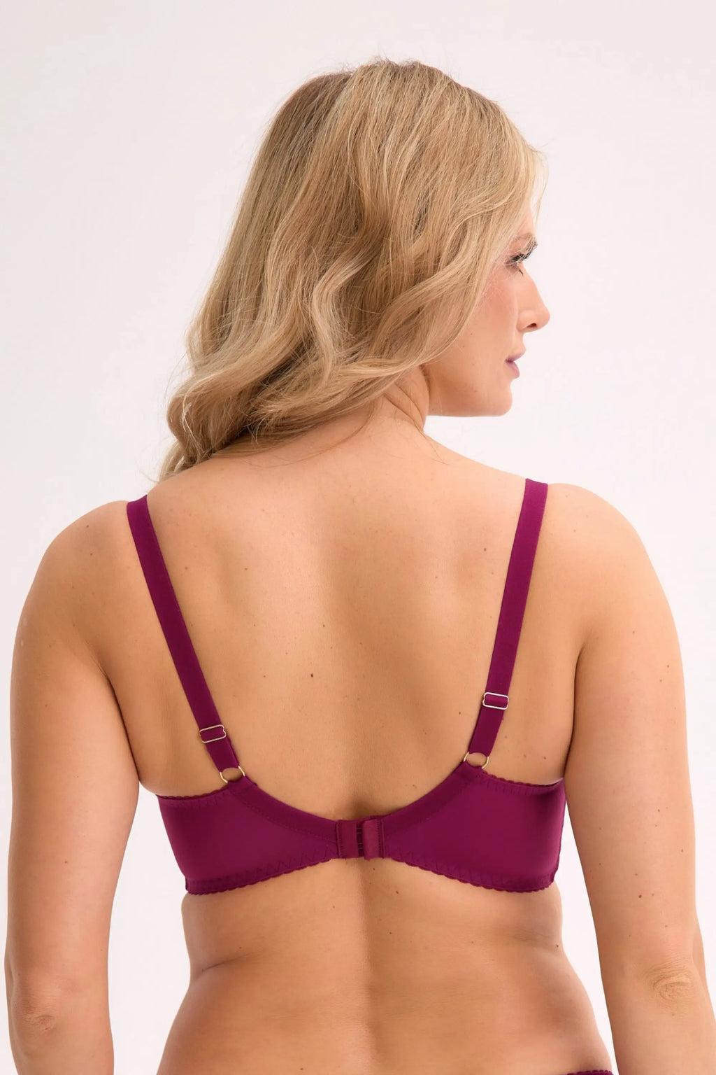 Reggiseno semi soft con ferretto - veronika - bordeaux