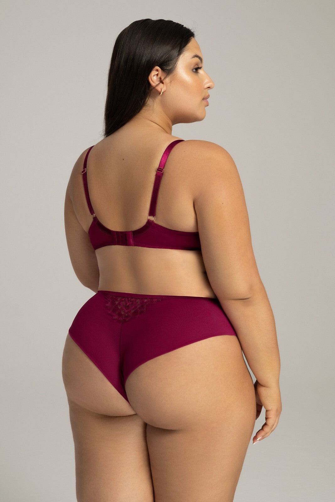 Reggiseno semi soft in pizzo chianti