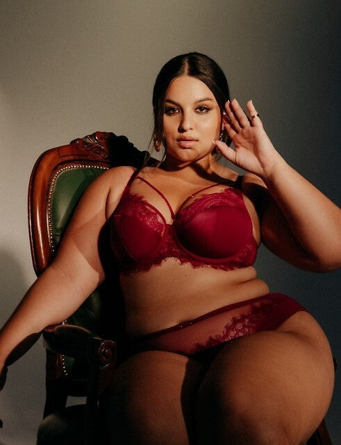 Reggiseno semi soft in pizzo chianti