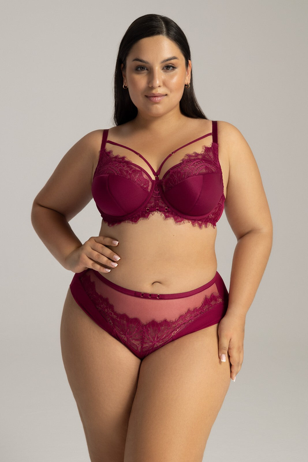 Reggiseno semi soft in pizzo chianti