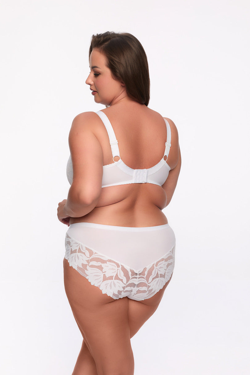Reggiseno semi soft maxi con ferretto venere bianco plus