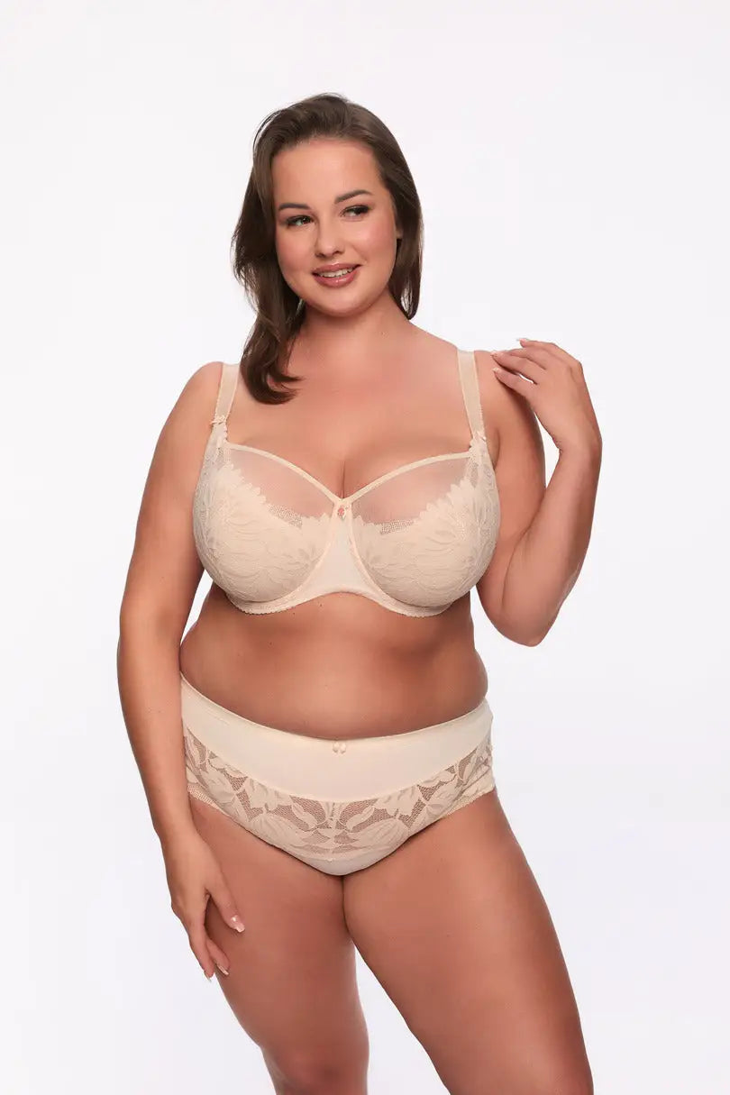 Reggiseno semi-soft maxi con ferretto - venere - beige