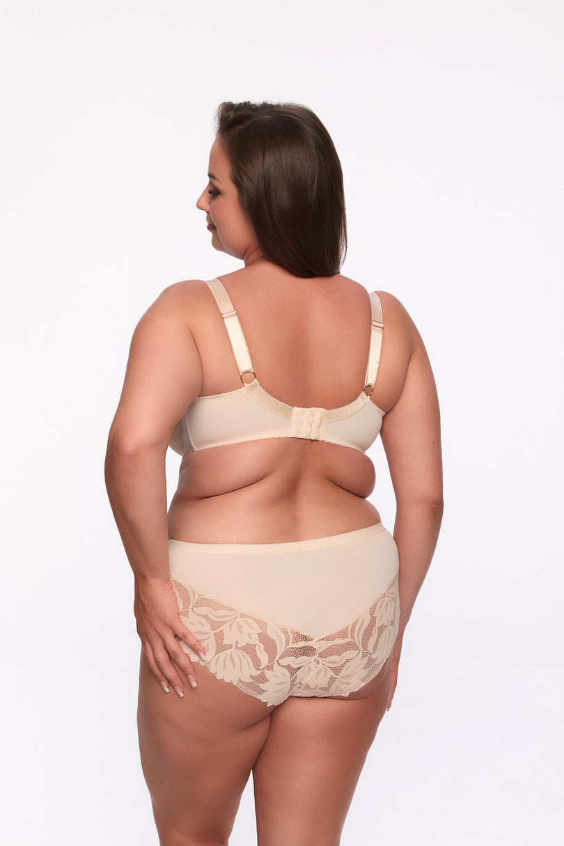 Reggiseno semi-soft maxi con ferretto - venere - beige