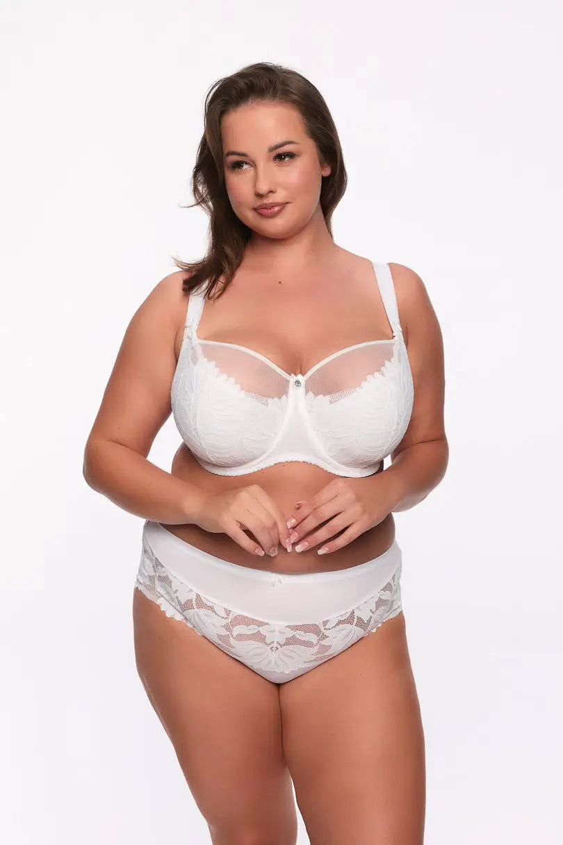 Reggiseno semi-soft maxi con ferretto - venere - bianco