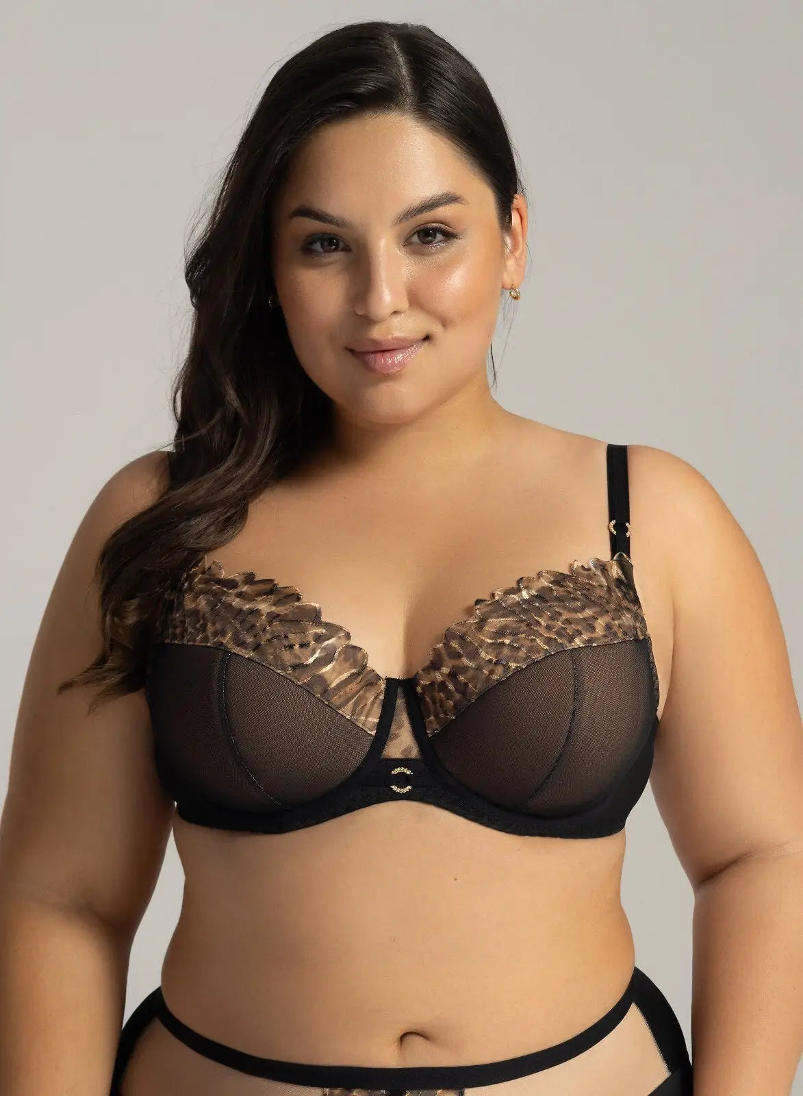 Reggiseno semi soft stampa animalier - classy