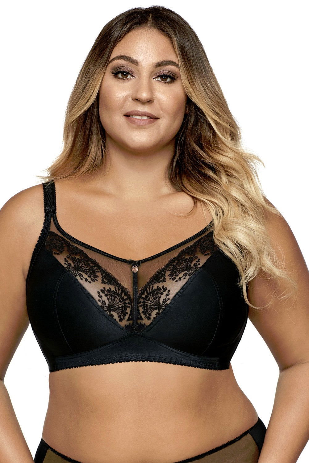 Reggiseno senza ferretto non imbottito - euridice - nero