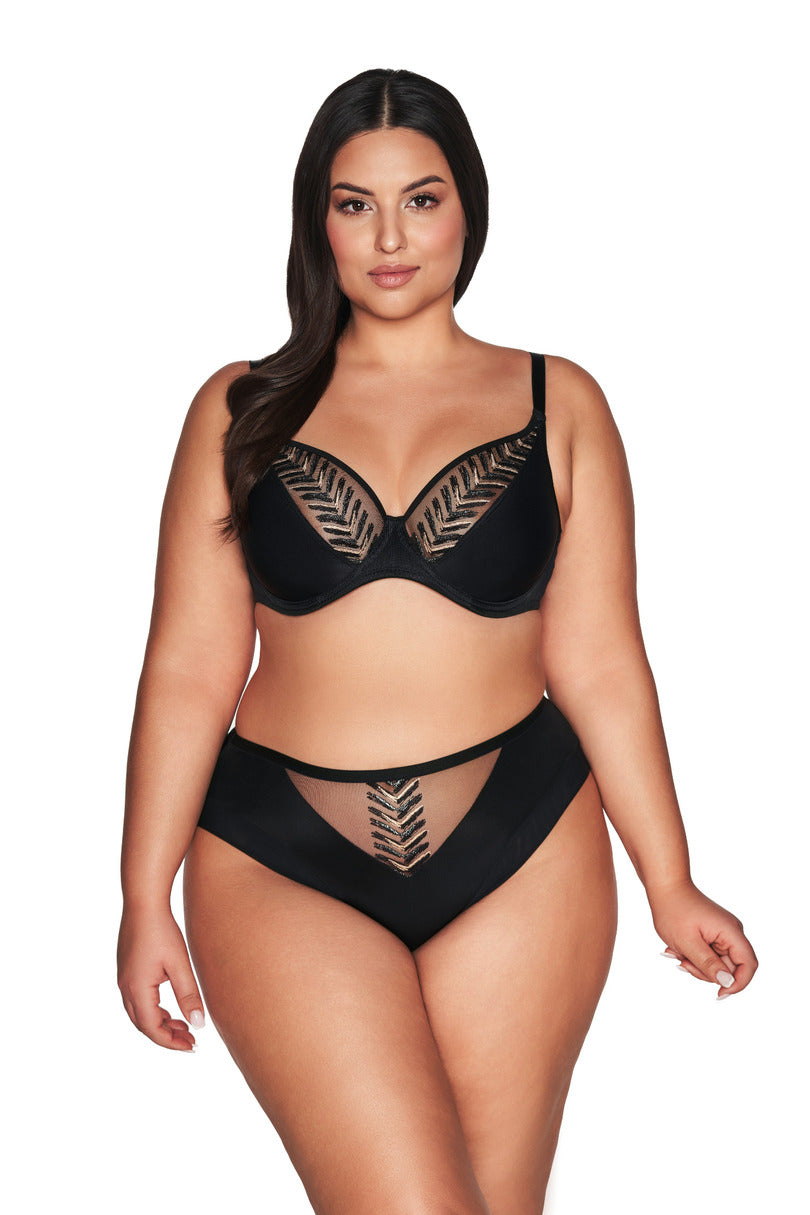 Reggiseno senza imbottitura a costruzione bralette glamour