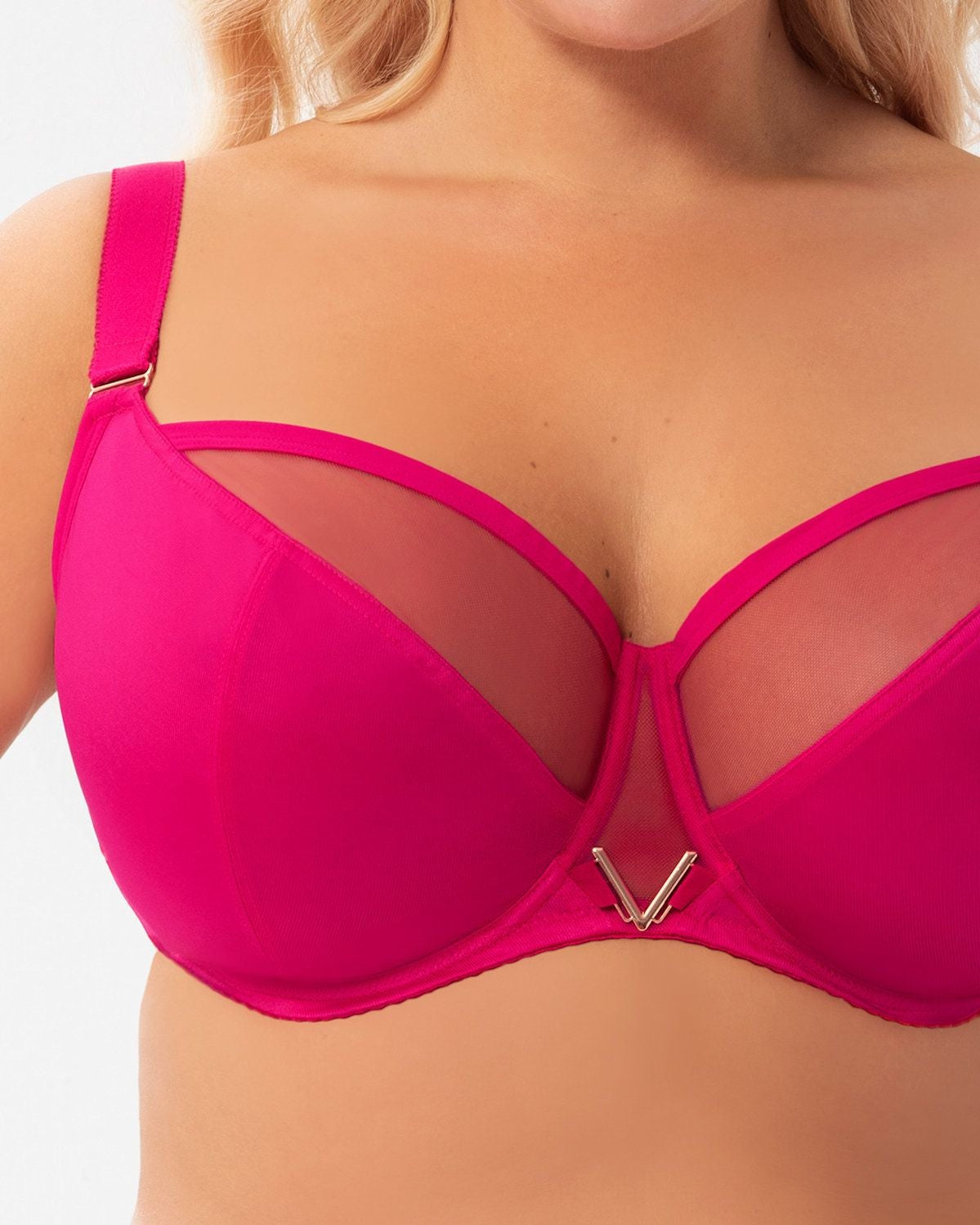 Reggiseno soft con ferretto vicky fucsia