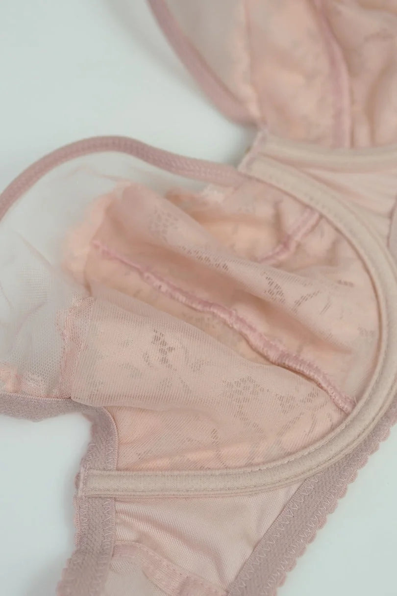 Reggiseno soft con ferretto - jasmin plunge - rosa cipria