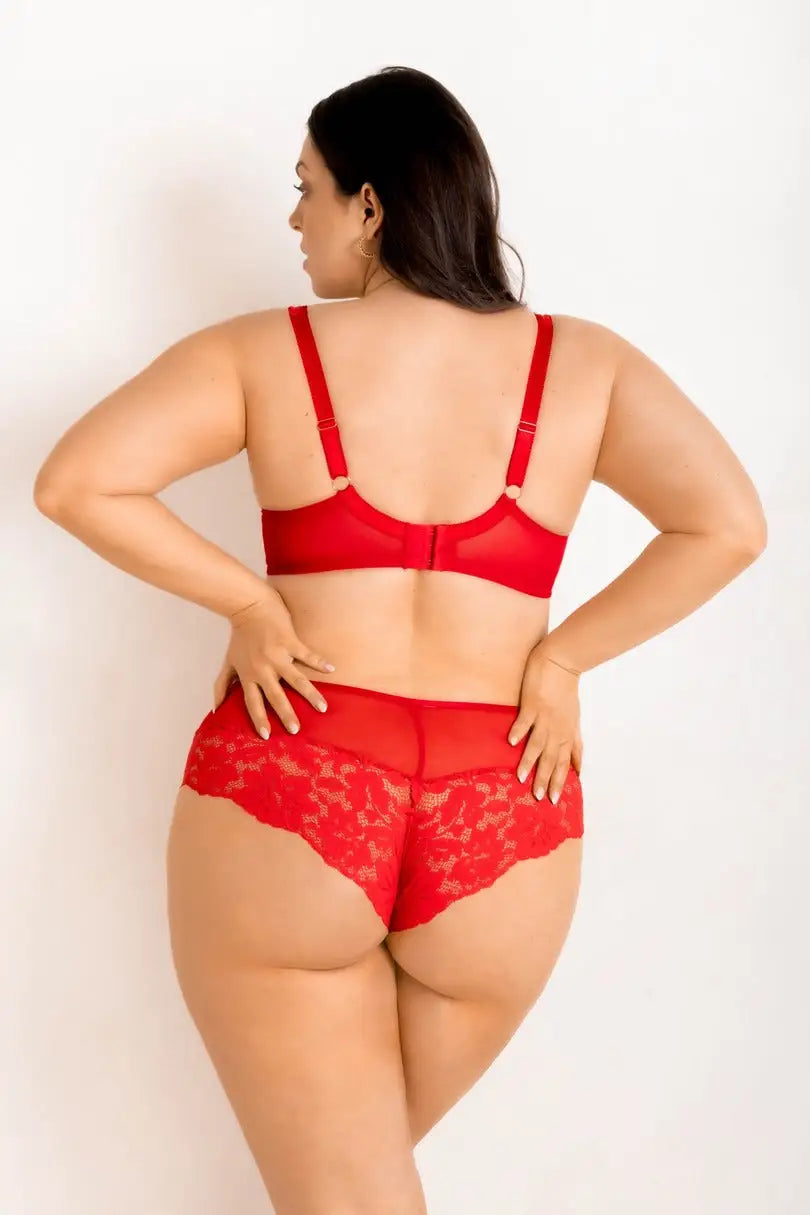 Reggiseno soft con ferretto - jasmin plunge - rosso