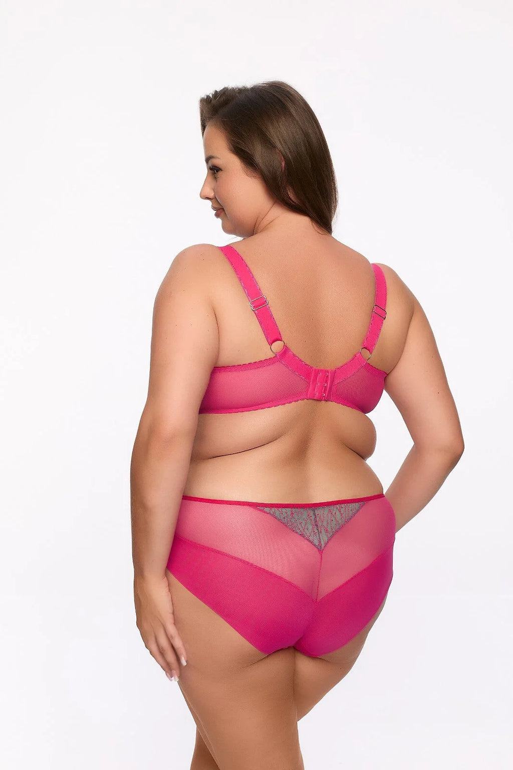 Reggiseno soft con ferretto in tulle turchese e ricamo