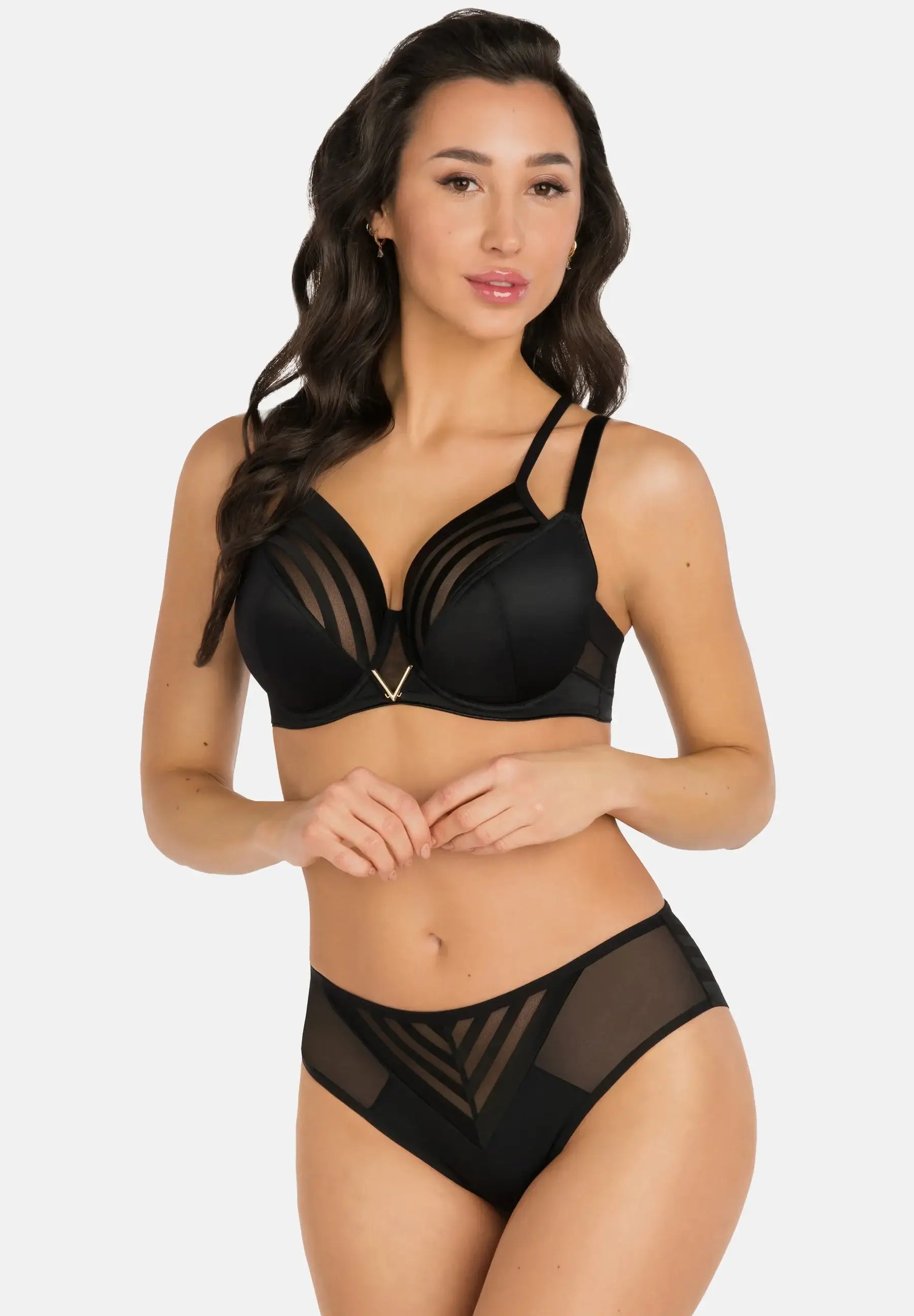 Reggiseno soft con ferretto - yoko - nero - coppe