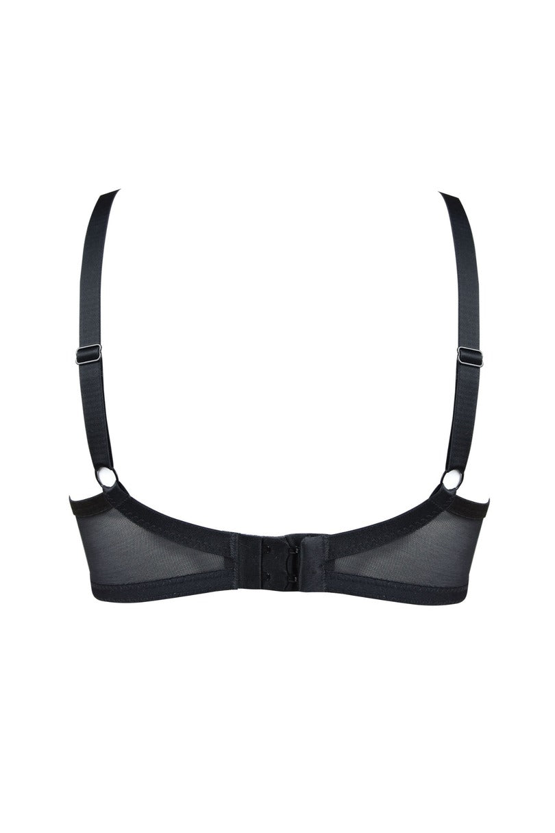Reggiseno soft in pizzo amelia nero