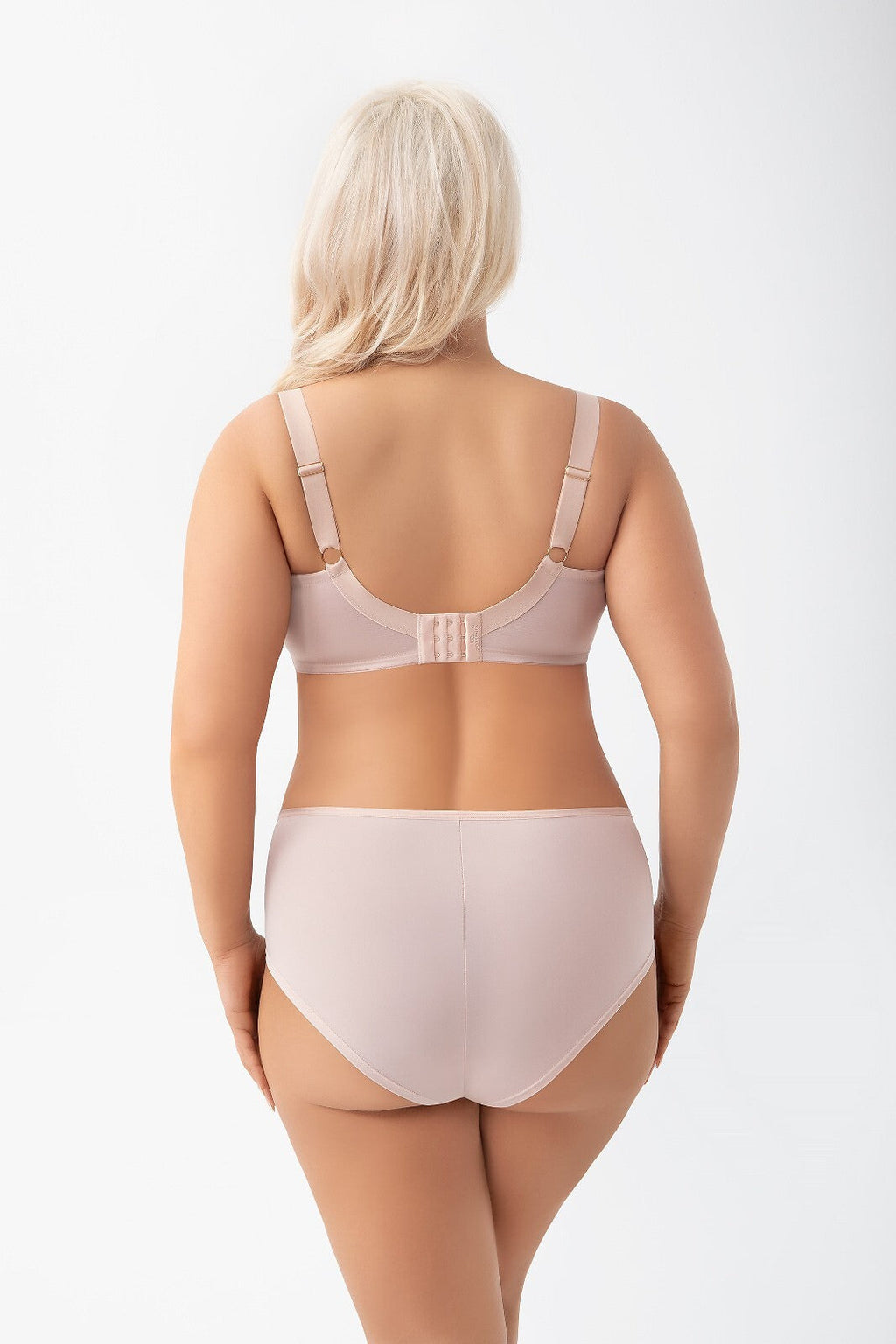 Reggiseno soft in tulle e pizzo evia beige k 937