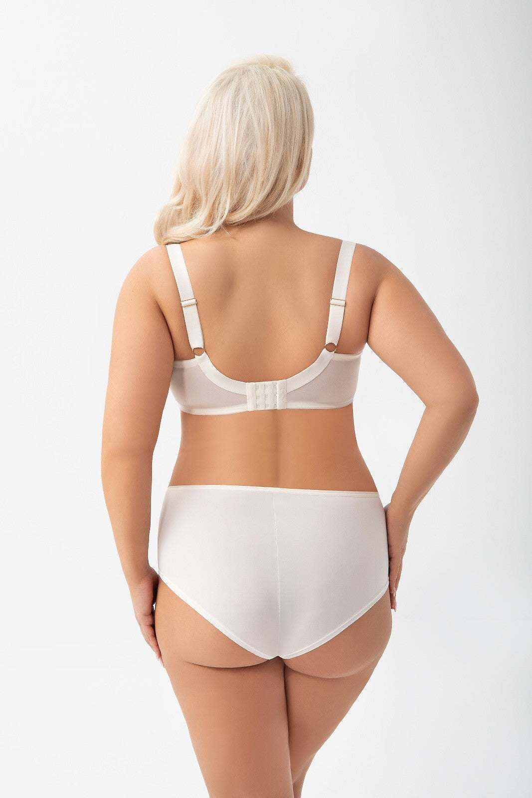 Reggiseno soft in tulle e pizzo evia ecru k 937