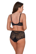 Reggiseno soft in pizzo - chantal - nero