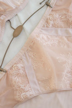 Reggiseno soft in pizzo - monaco - beige