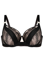 Reggiseno soft in pizzo - monaco - nero