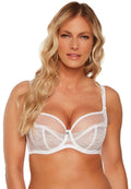 Reggiseno soft in rete e pizzo - tonia - coppe