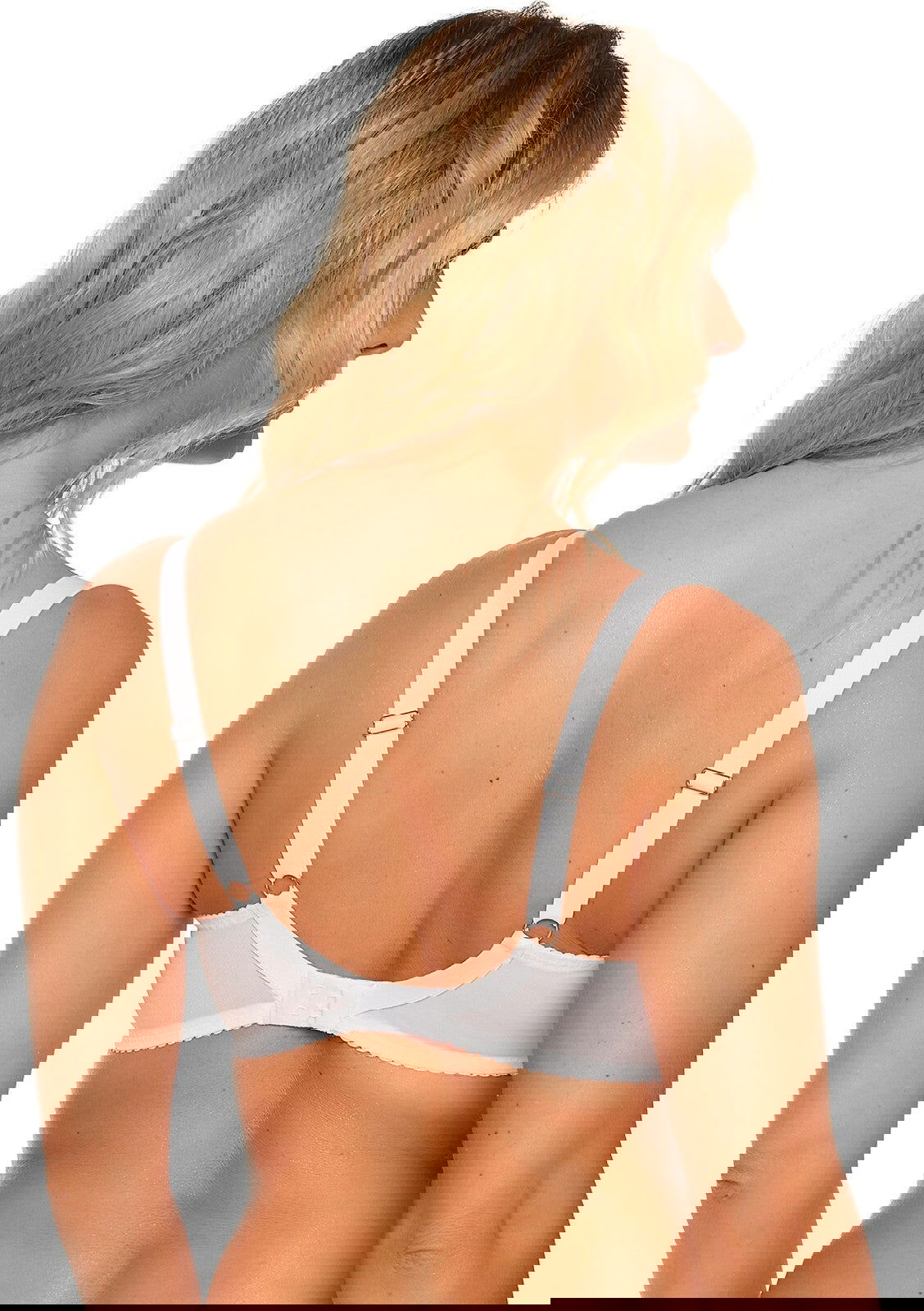 Reggiseno soft in rete e pizzo - tonia - coppe