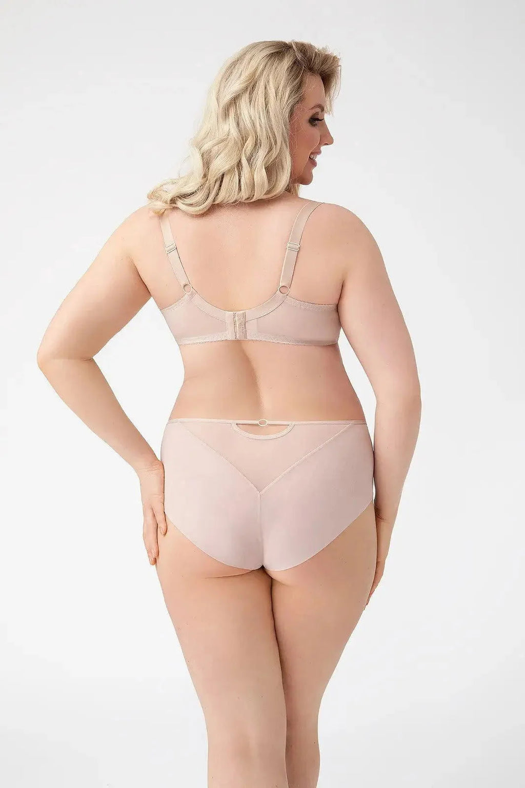 Reggiseno soft in tulle a doppio strato (paradise) - beige
