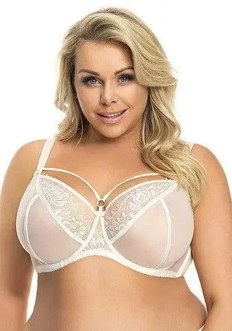 Reggiseno soft in tulle a doppio strato (paradise) - ecru