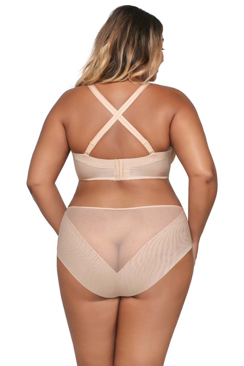 Reggiseno a fascia - ATHENA - in coppe differenziate - Nero