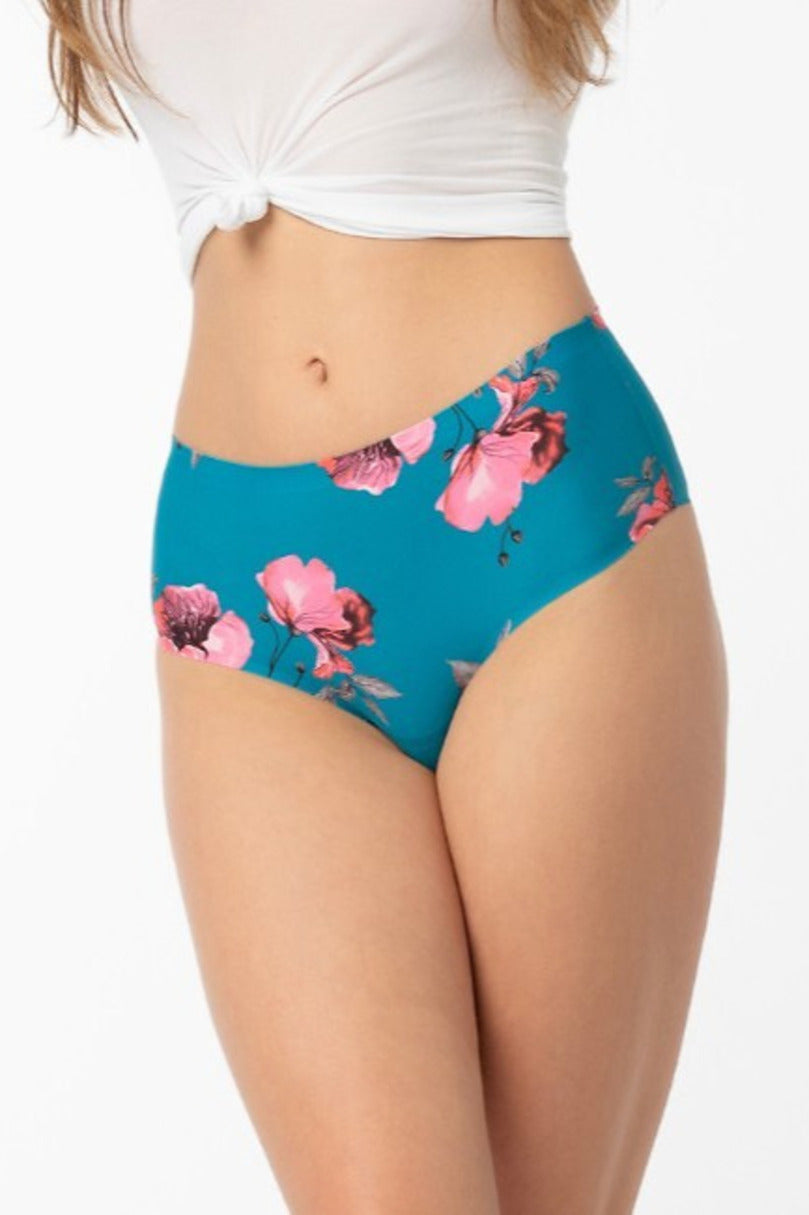 WILD ROSE | Slip brasiliano donna - Simple brasil maxi - Lullaby Lingerie