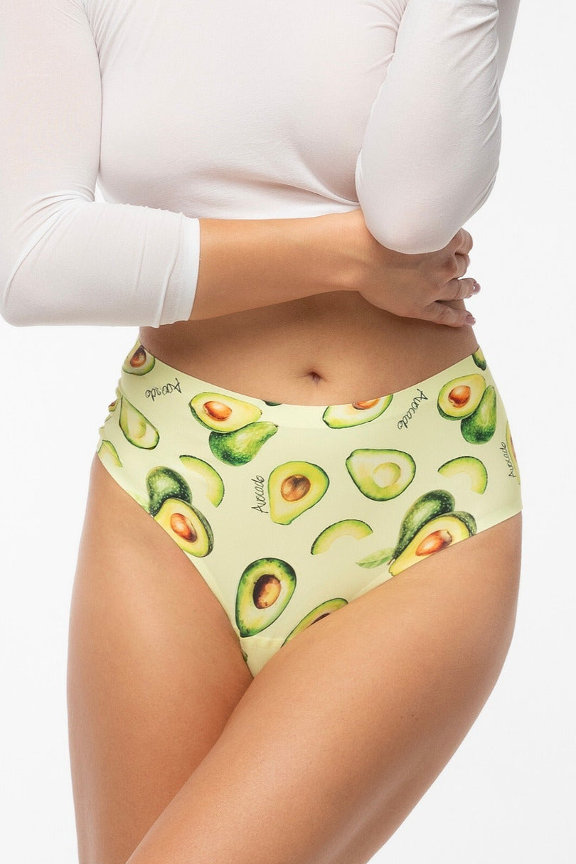 AVOCADO | Slip brasiliano donna - Simple brasil maxi - Lullaby Lingerie