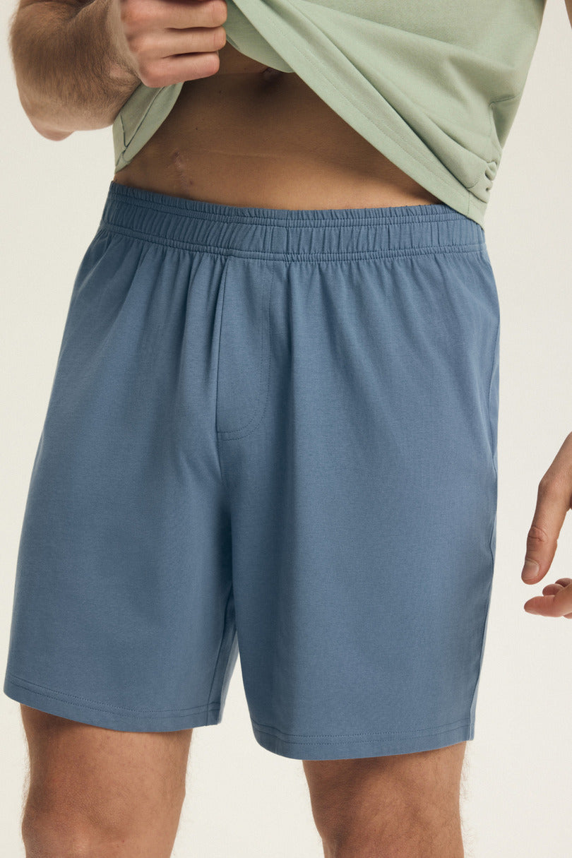 Break | Pigiama Uomo in Cotone – Set maglia manica corta e pantaloncini corti - Lullaby Lingerie