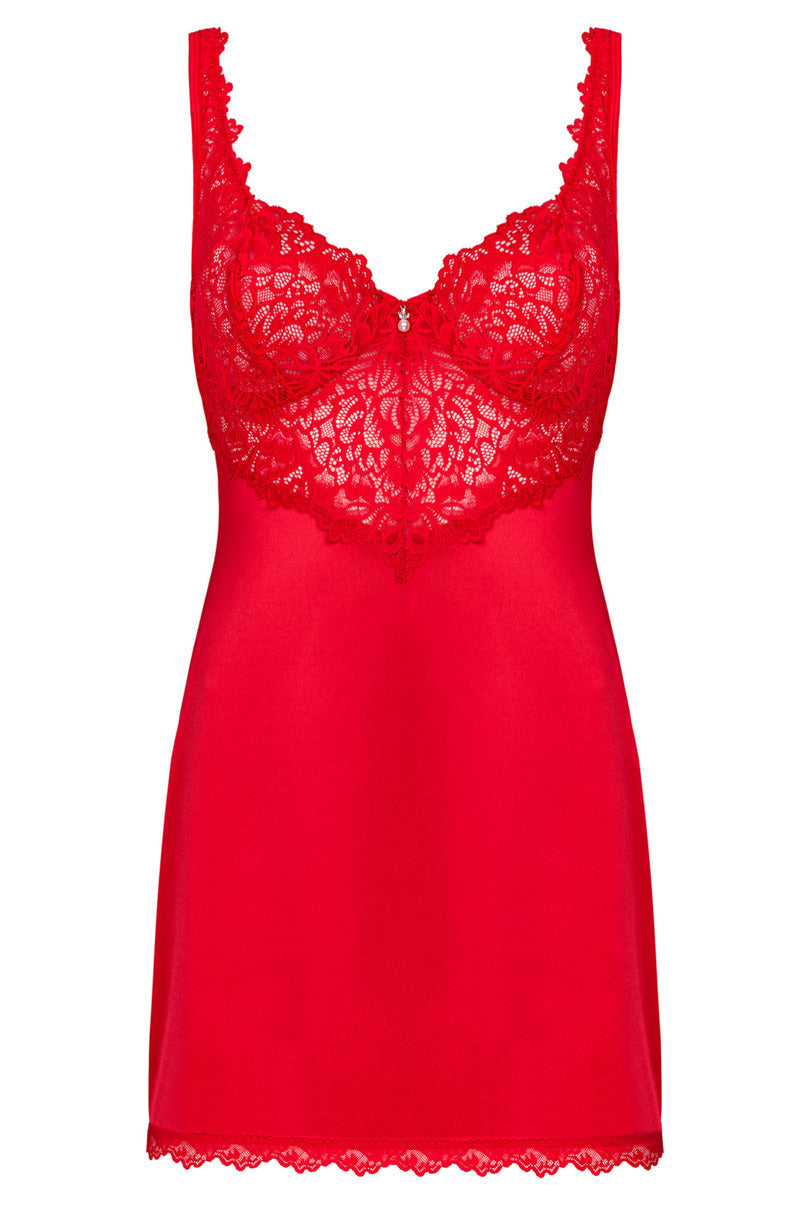 Set lingerie rosso – babydoll e perizom | amor cherris