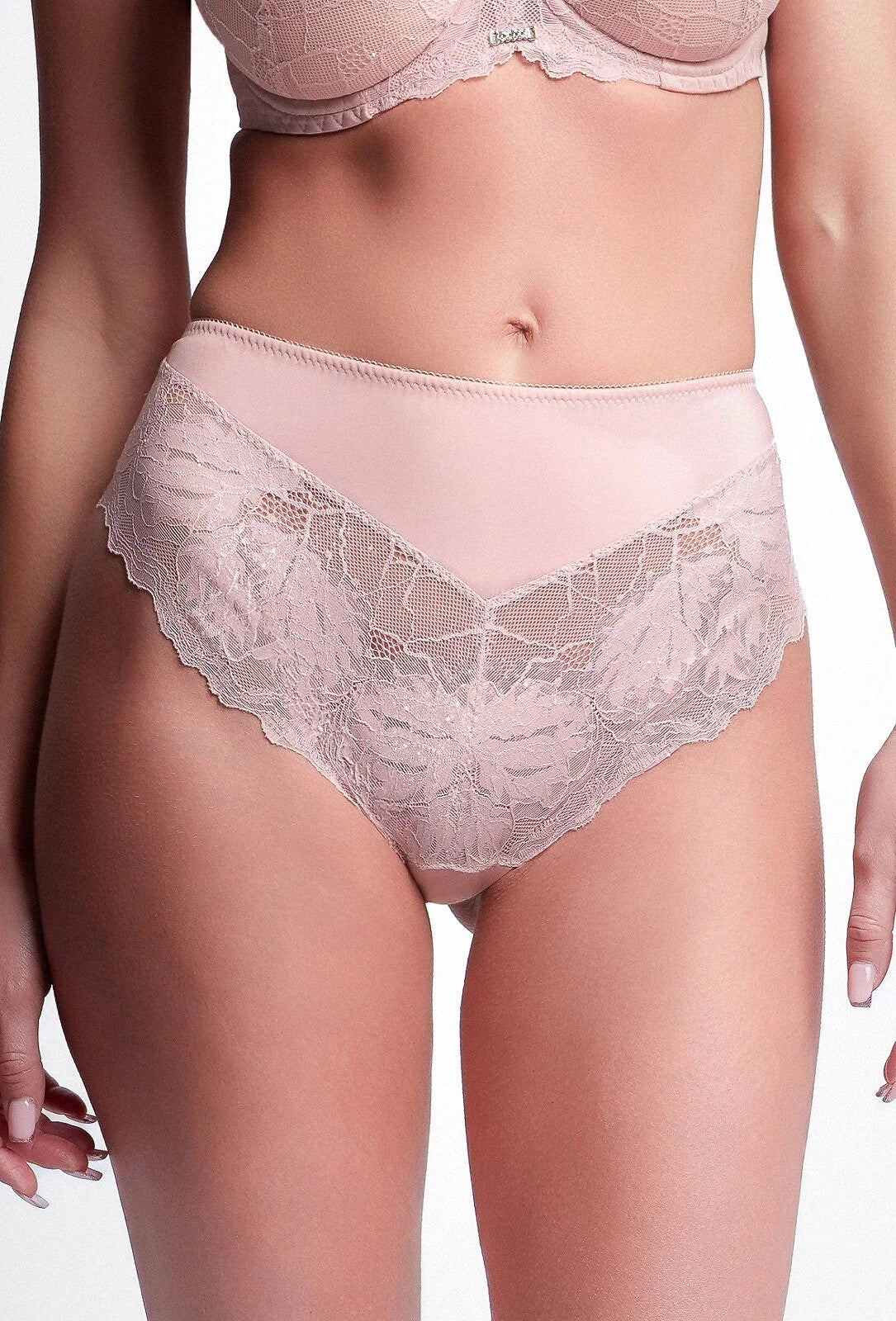 Shimmer - slip donna brasiliano in microfibra e pizzo