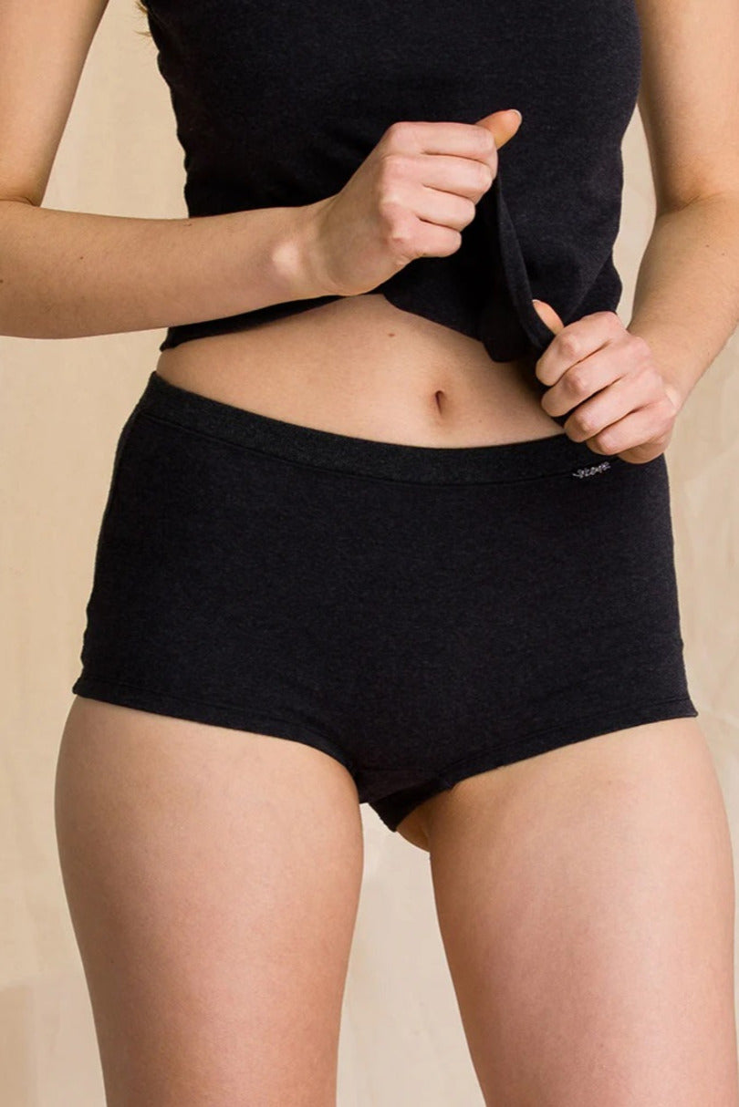 Shorts caldi mélange con fascia - hot touch lxc 729