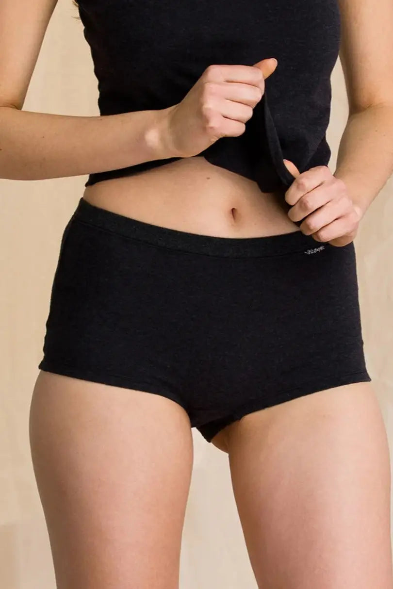 Shorts caldi mélange con fascia - hot touch lxc 729