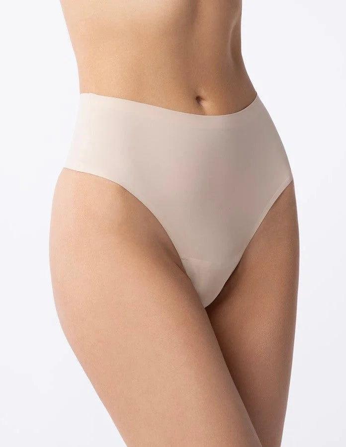 (simple string) perizoma vita alta invisibile in microfibra