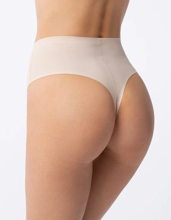(simple string) perizoma vita alta invisibile in microfibra