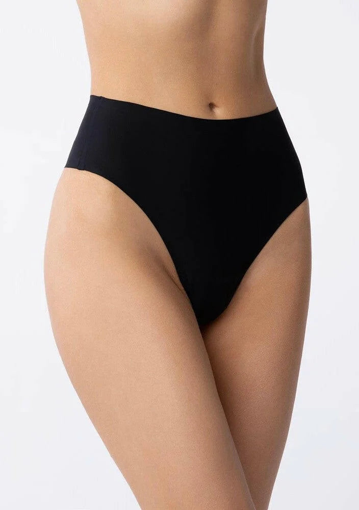 (simple string) perizoma vita alta invisibile in microfibra