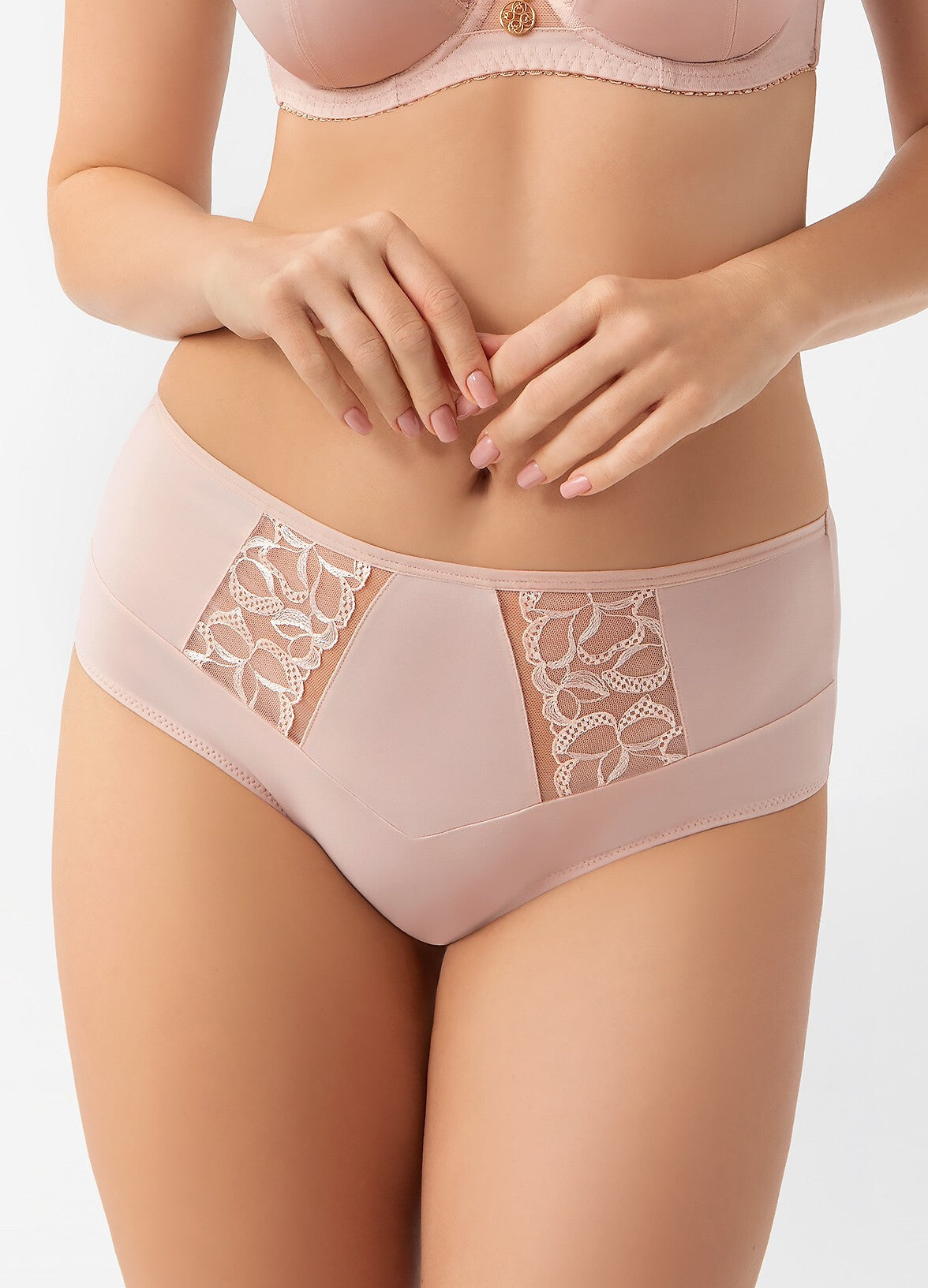 Slip a vita alta donna - isla - beige