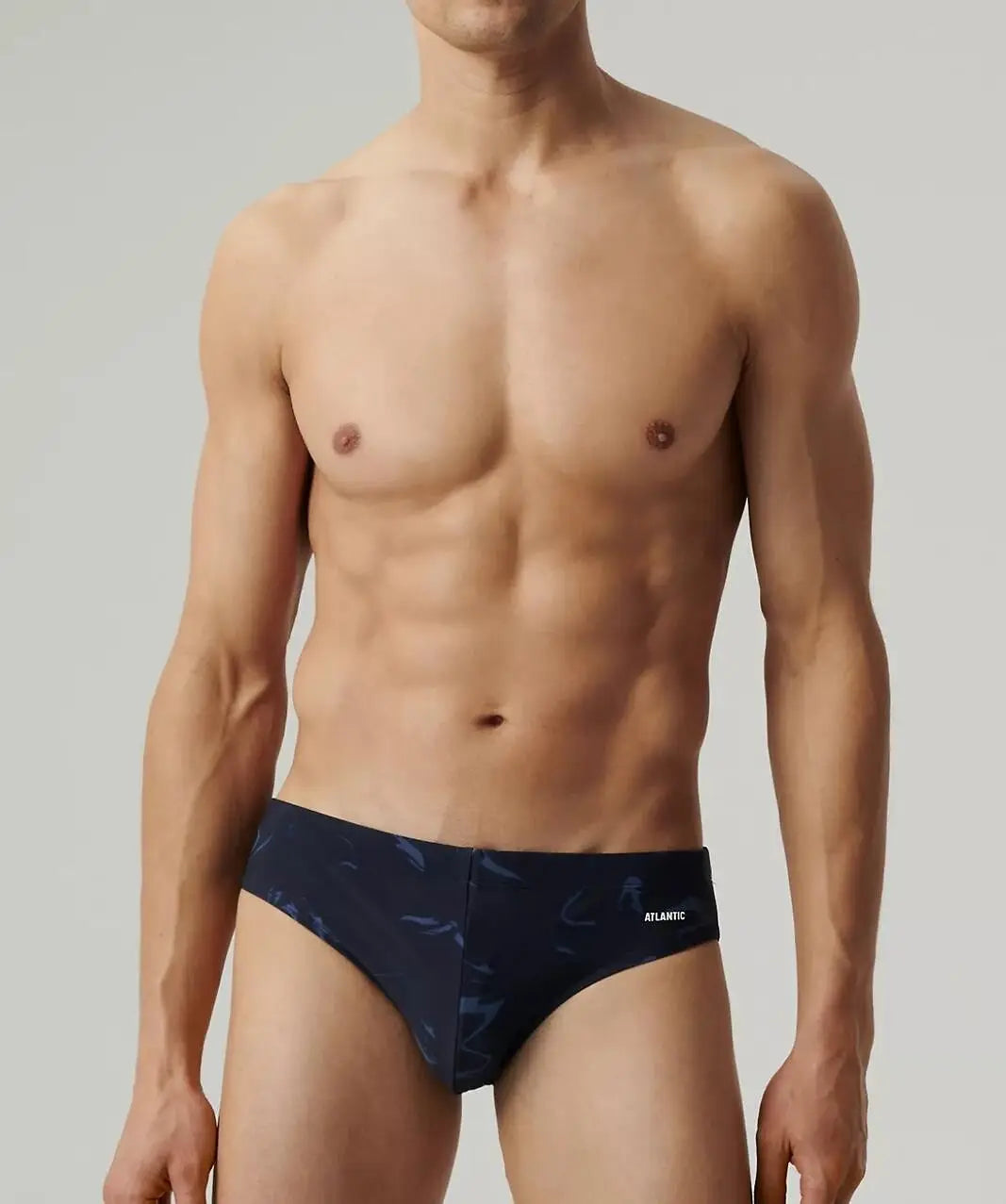 Slip da bagno uomo in microfibra stampata - kmt-339