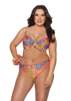 Slip bikini brasiliano - fluo